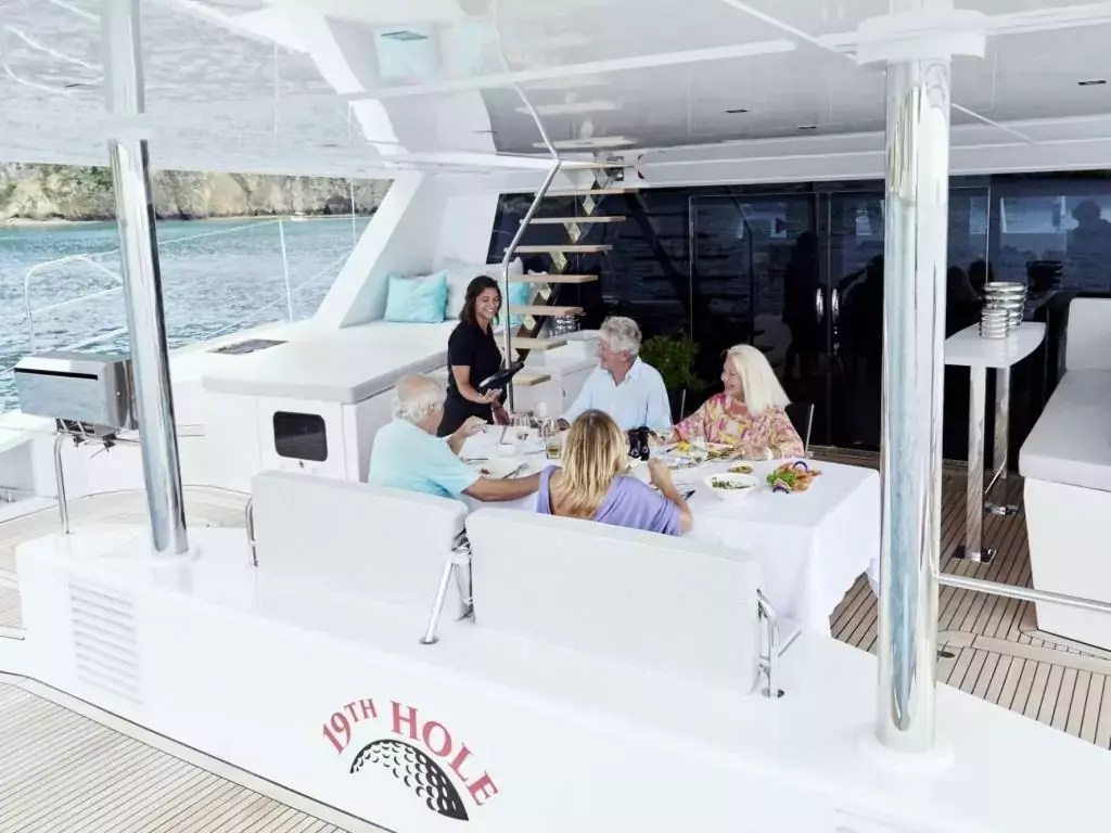 19th Hole by Sunreef Yachts - Special Offer for a private Luxury Catamaran Charter in Naples with a crew