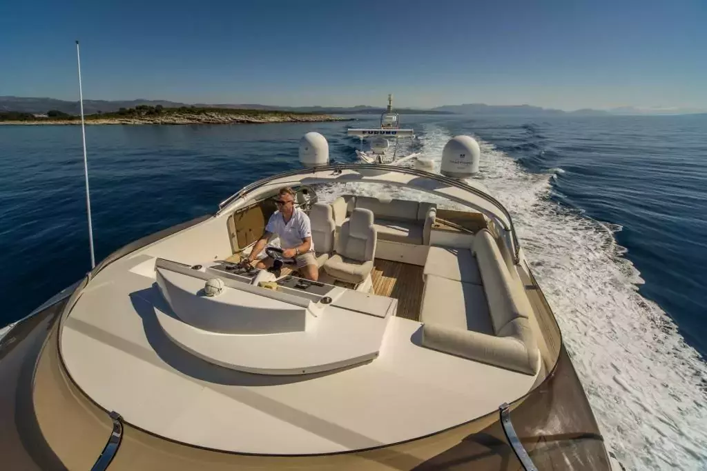 66° Above by Princess - Special Offer for a private Motor Yacht Charter in Corfu with a crew