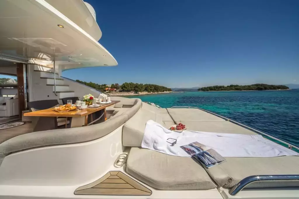 66° Above by Princess - Special Offer for a private Motor Yacht Charter in Trogir with a crew
