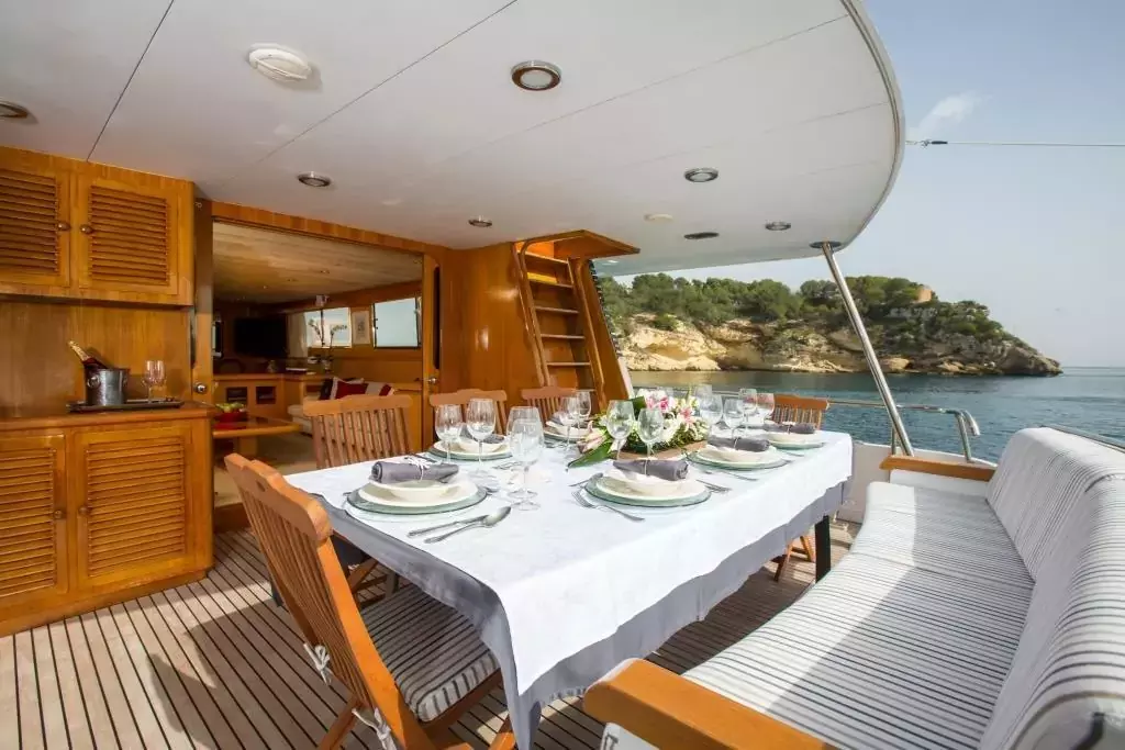 Ace Six by Canados - Special Offer for a private Motor Yacht Charter in Mallorca with a crew