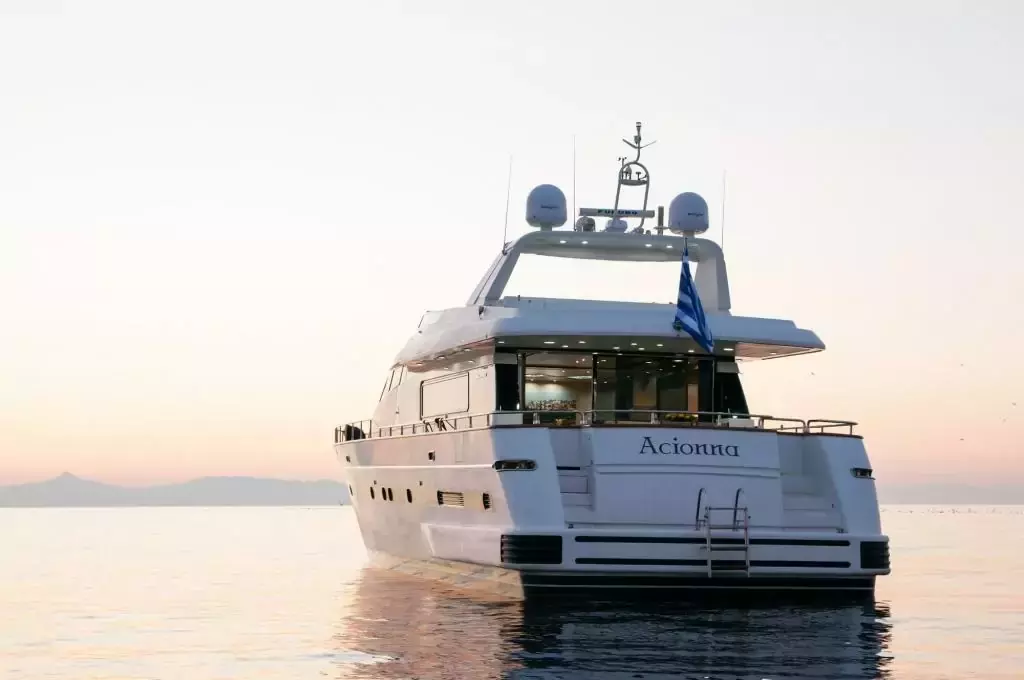 Acionna by Sanlorenzo - Special Offer for a private Motor Yacht Charter in Mykonos with a crew