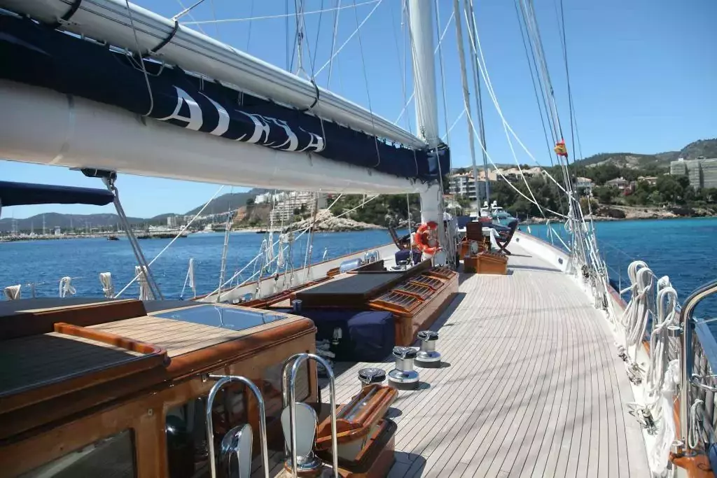 Alexa of London by Y.B.M. - Special Offer for a private Motor Sailer Rental in Mykonos with a crew
