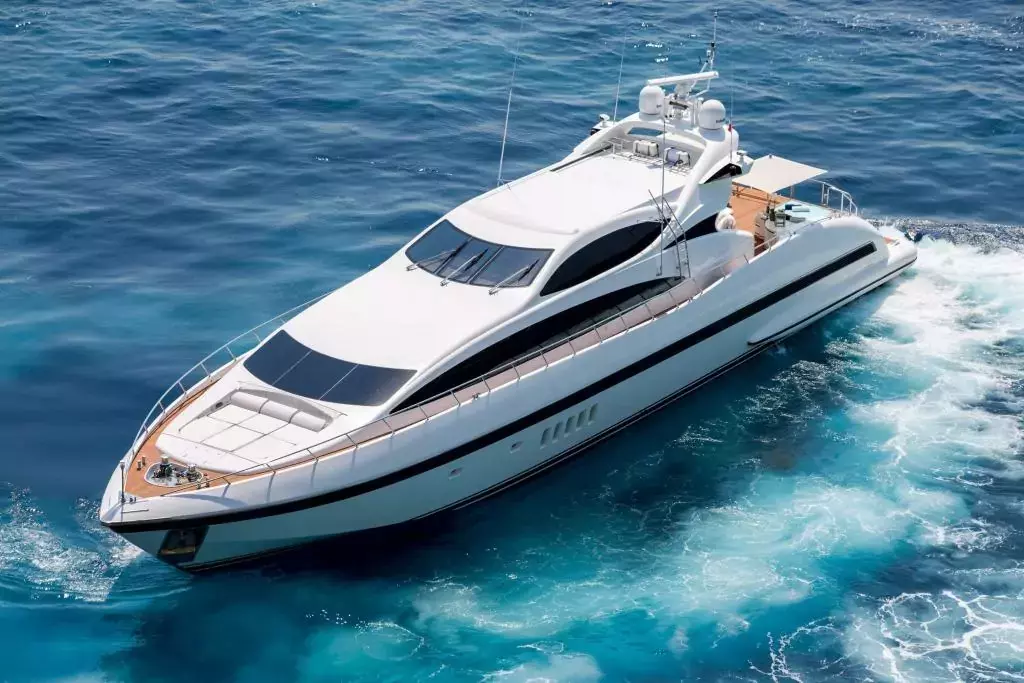 Allure by Mangusta - Special Offer for a private Motor Yacht Charter in Simpson Bay with a crew