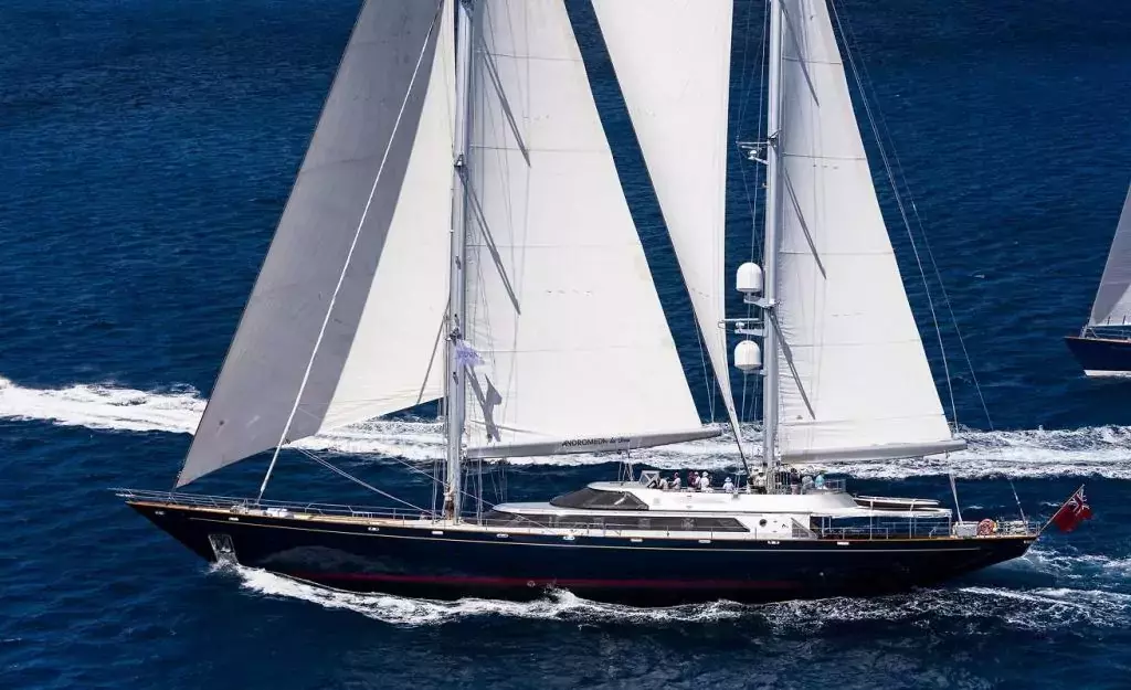 Andromeda la Dea by Perini Navi - Special Offer for a private Motor Sailer Charter in Golfe-Juan with a crew