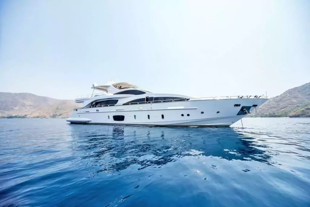 Antonia II by Azimut - Special Offer for a private Motor Yacht Charter in Komodo with a crew