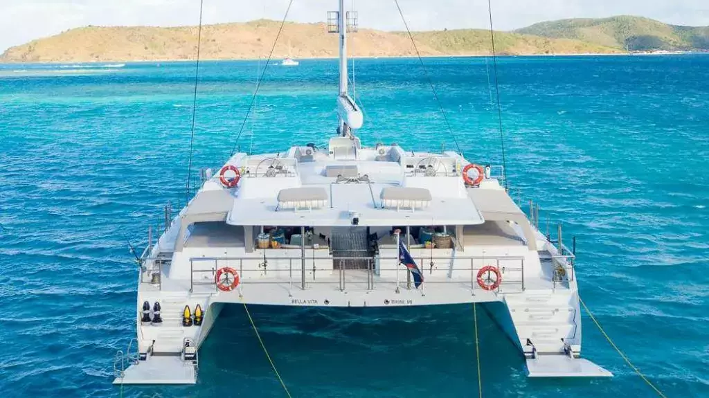 Bella Vita 2 by CMN Yachts - Top rates for a Charter of a private Sailing Catamaran in St Barths