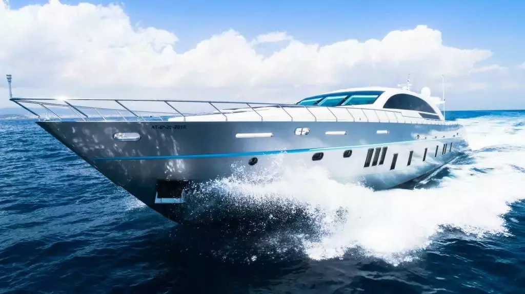 Blue Jay by Tecnomar - Special Offer for a private Superyacht Rental in Cannes with a crew