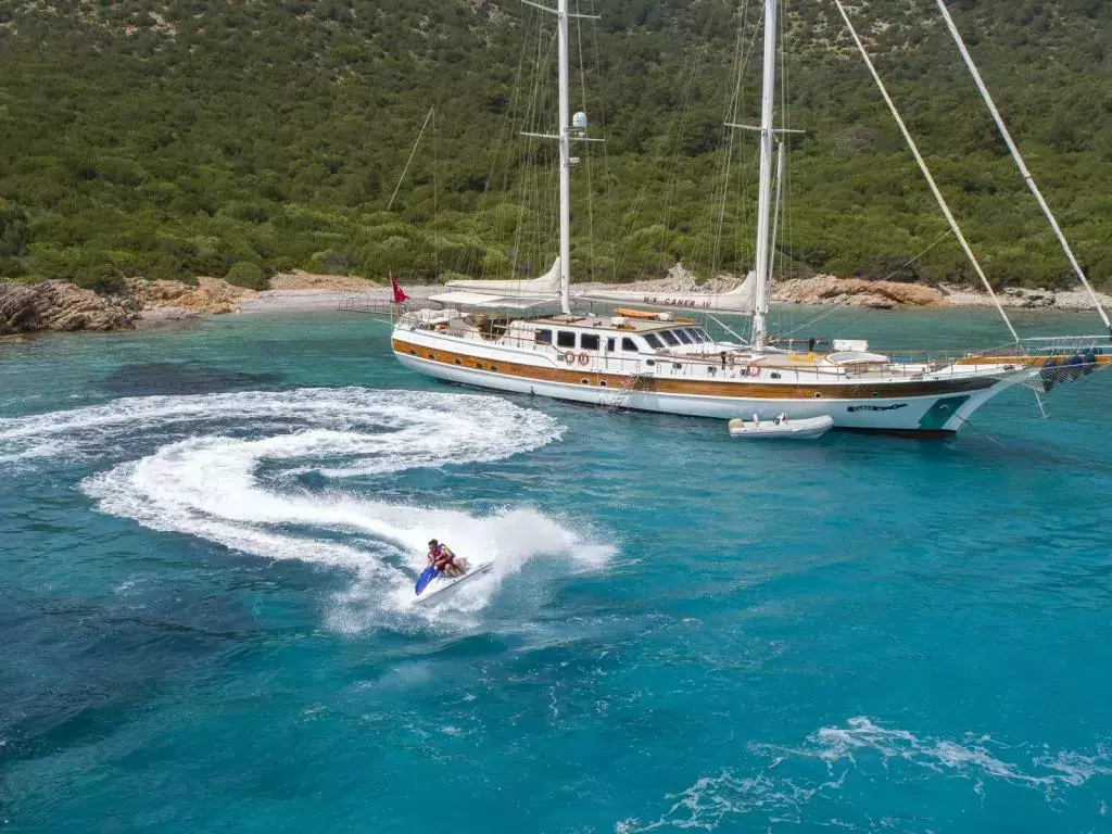 Caner IV by Turkish Gulet - Special Offer for a private Motor Sailer Charter in Sardinia with a crew