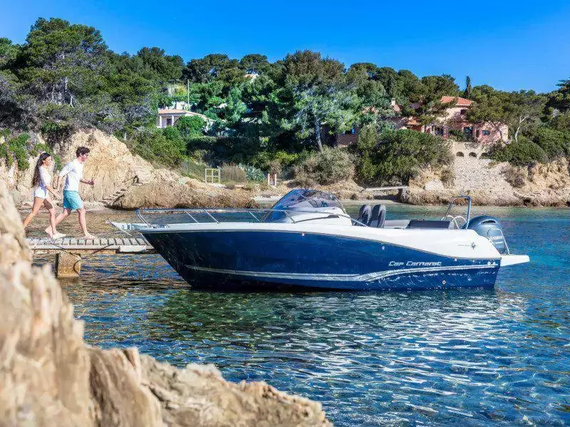 Capcam Six by Jeanneau - Special Offer for a private Power Boat Charter in Formentera with a crew