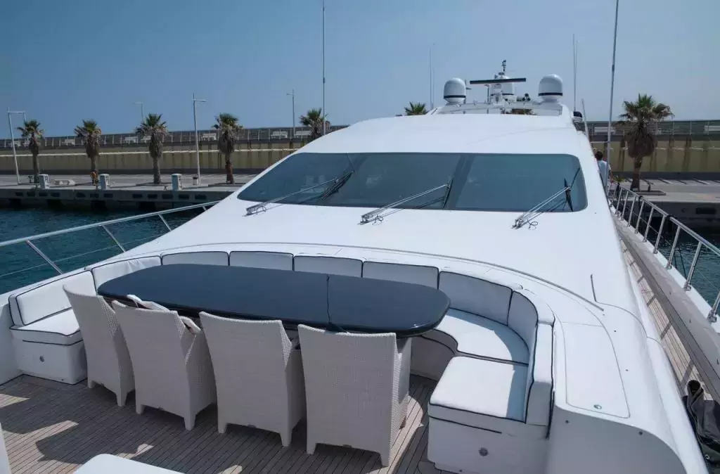 Celcascor by Mangusta - Special Offer for a private Superyacht Charter in Golfe-Juan with a crew
