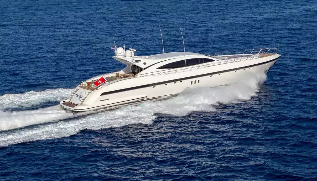 Cosmos by Mangusta - Special Offer for a private Motor Yacht Charter in Mykonos with a crew