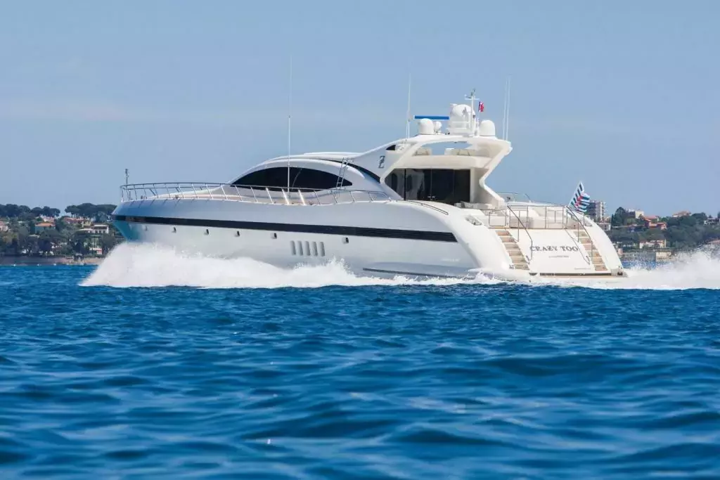 Crazy Too by Mangusta - Special Offer for a private Motor Yacht Charter in Sicily with a crew
