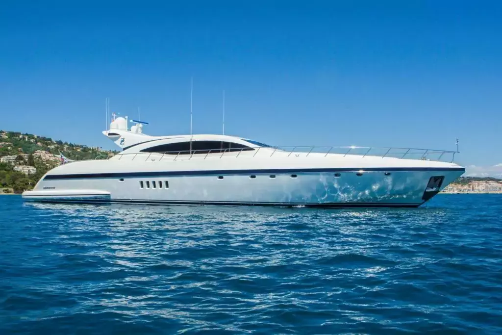 Crazy Too by Mangusta - Top rates for a Charter of a private Motor Yacht in Italy