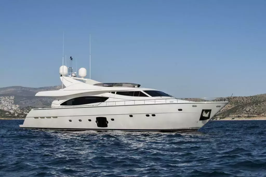 Day Off by Ferretti - Special Offer for a private Motor Yacht Charter in Paros with a crew