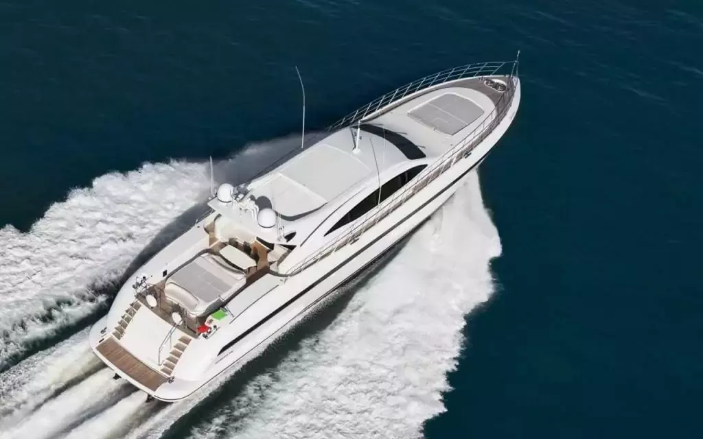 Delhia by Mangusta - Top rates for a Charter of a private Motor Yacht in France