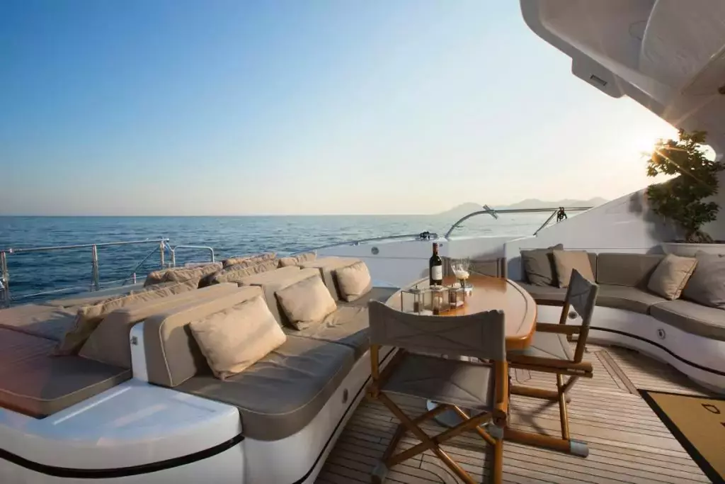 Delhia by Mangusta - Special Offer for a private Motor Yacht Charter in Cannes with a crew