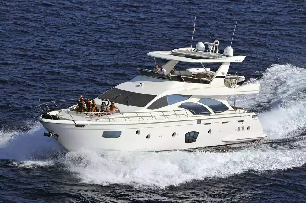 Don't Ask by Azimut - Special Offer for a private Motor Yacht Charter in Cap DAil with a crew