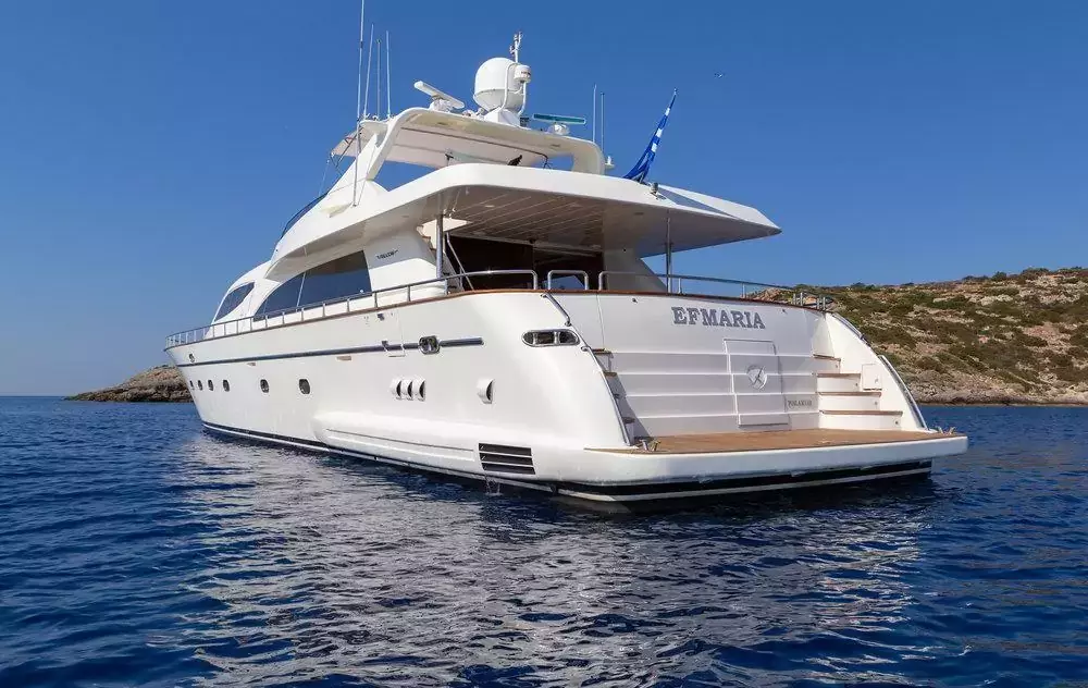 Efmaria by Falcon - Special Offer for a private Motor Yacht Charter in Mykonos with a crew