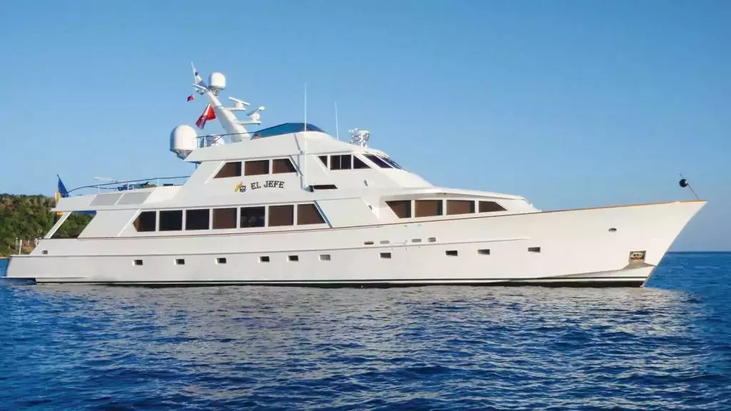 El Jefe by Derecktor Shipyards - Special Offer for a private Motor Yacht Charter in Basse Terre with a crew