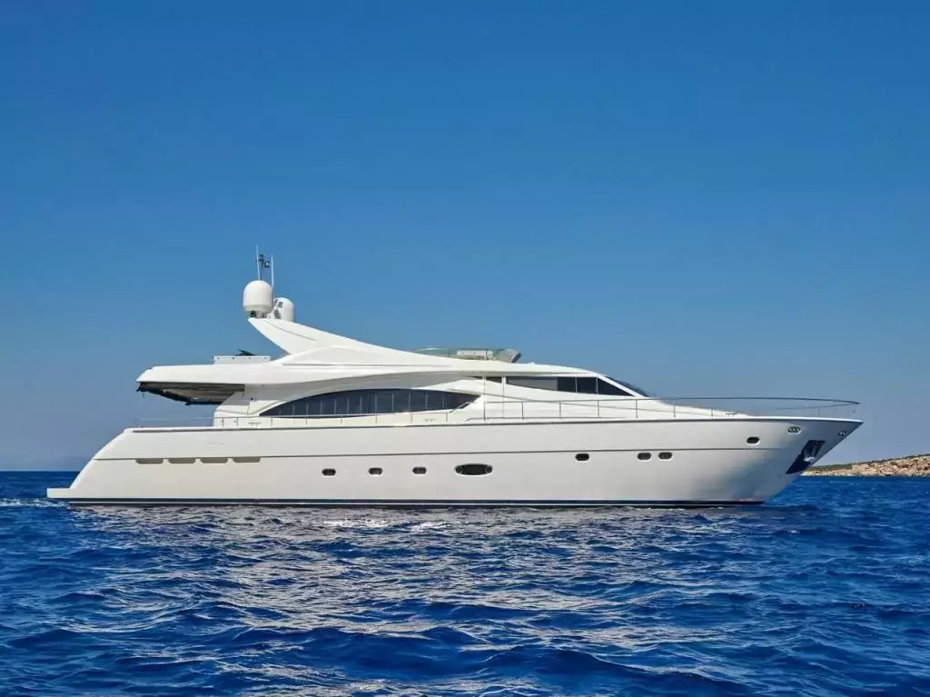 Elite by Ferretti - Special Offer for a private Motor Yacht Charter in Mykonos with a crew