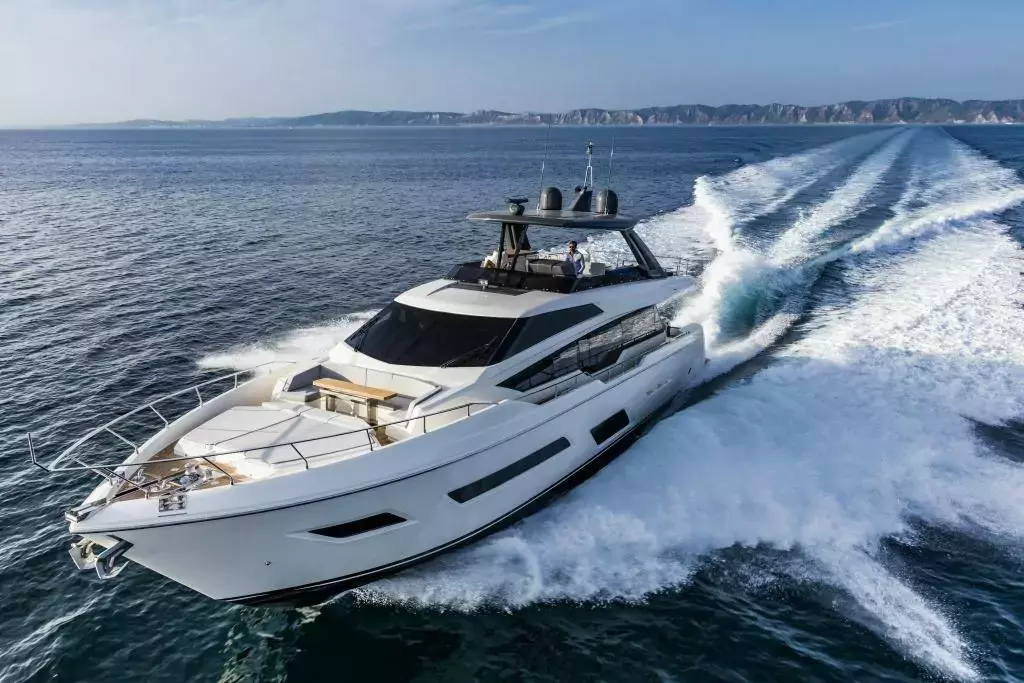 Epic by Ferretti - Top rates for a Charter of a private Motor Yacht in France