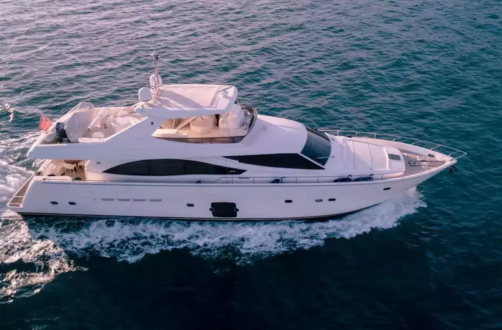 Felina by Ferretti - Top rates for a Charter of a private Motor Yacht in France