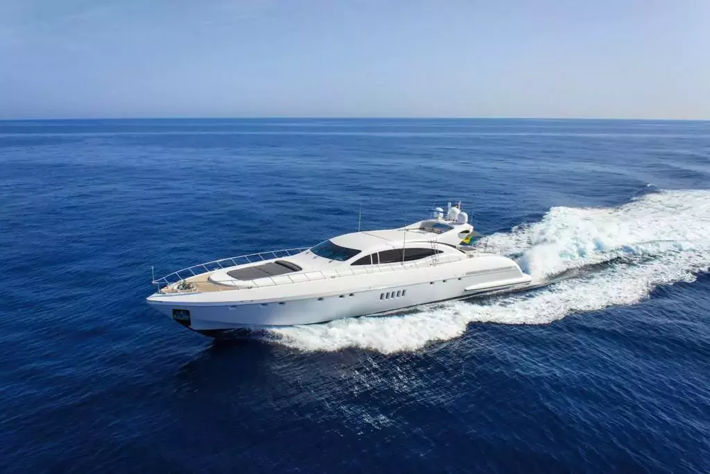 Four Friends by Mangusta - Special Offer for a private Motor Yacht Charter in Denia with a crew
