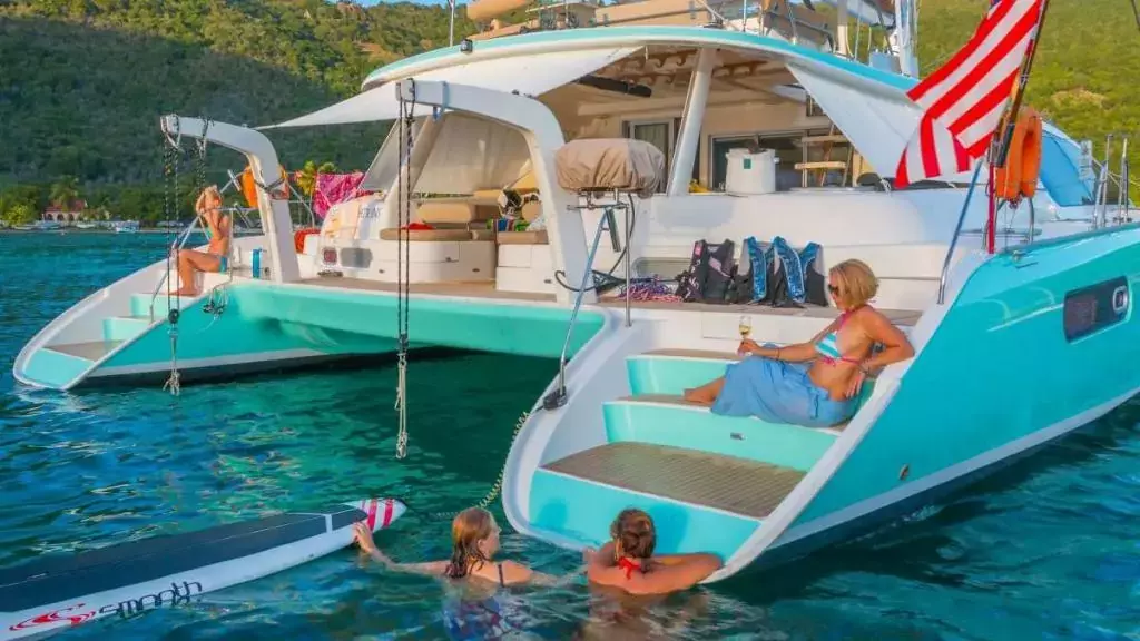 Good Vibrations by Leopard Catamarans - Special Offer for a private Power Catamaran Rental in St Georges with a crew