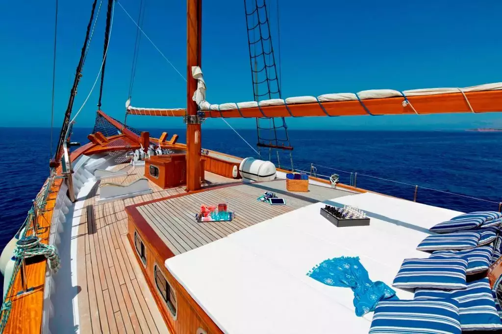 Hermina by Halkitis Urania - Special Offer for a private Motor Sailer Charter in Mykonos with a crew
