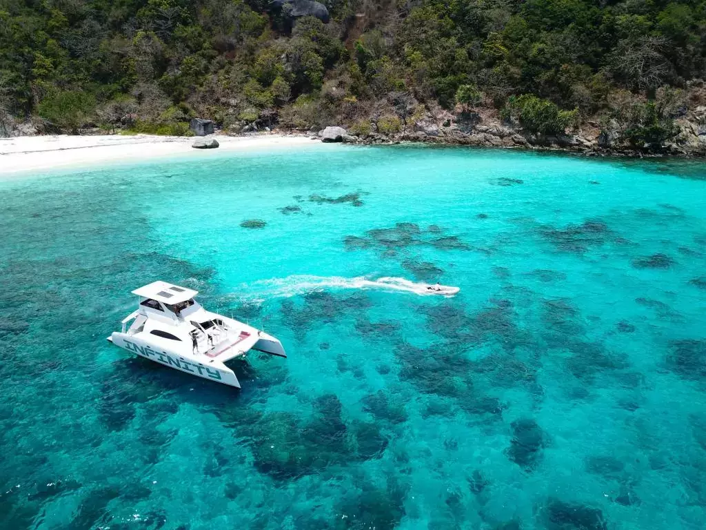 Infinity by Stealth - Special Offer for a private Power Catamaran Charter in Koh Samui with a crew
