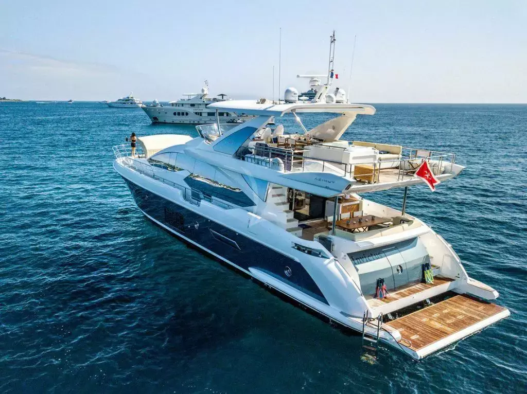 Invictus I by Azimut - Special Offer for a private Motor Yacht Charter in Corsica with a crew