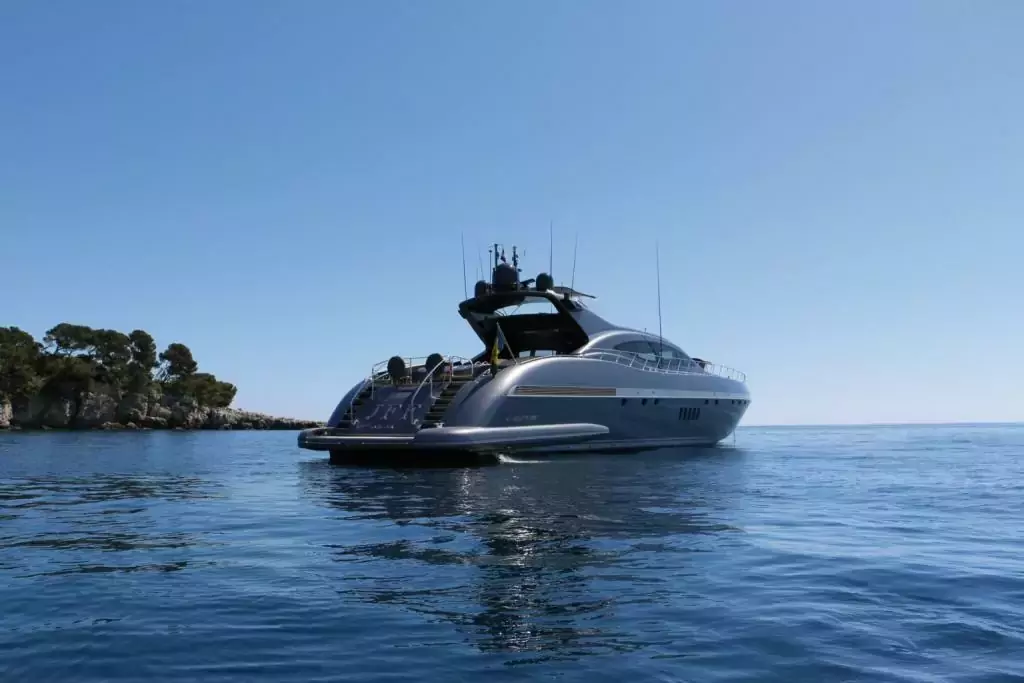 JFF by Mangusta - Special Offer for a private Motor Yacht Charter in Golfe-Juan with a crew