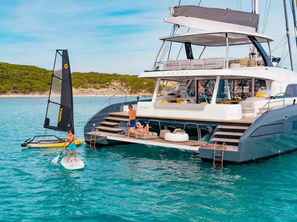 Joy by Lagoon - Special Offer for a private Sailing Catamaran Rental in Cannes with a crew