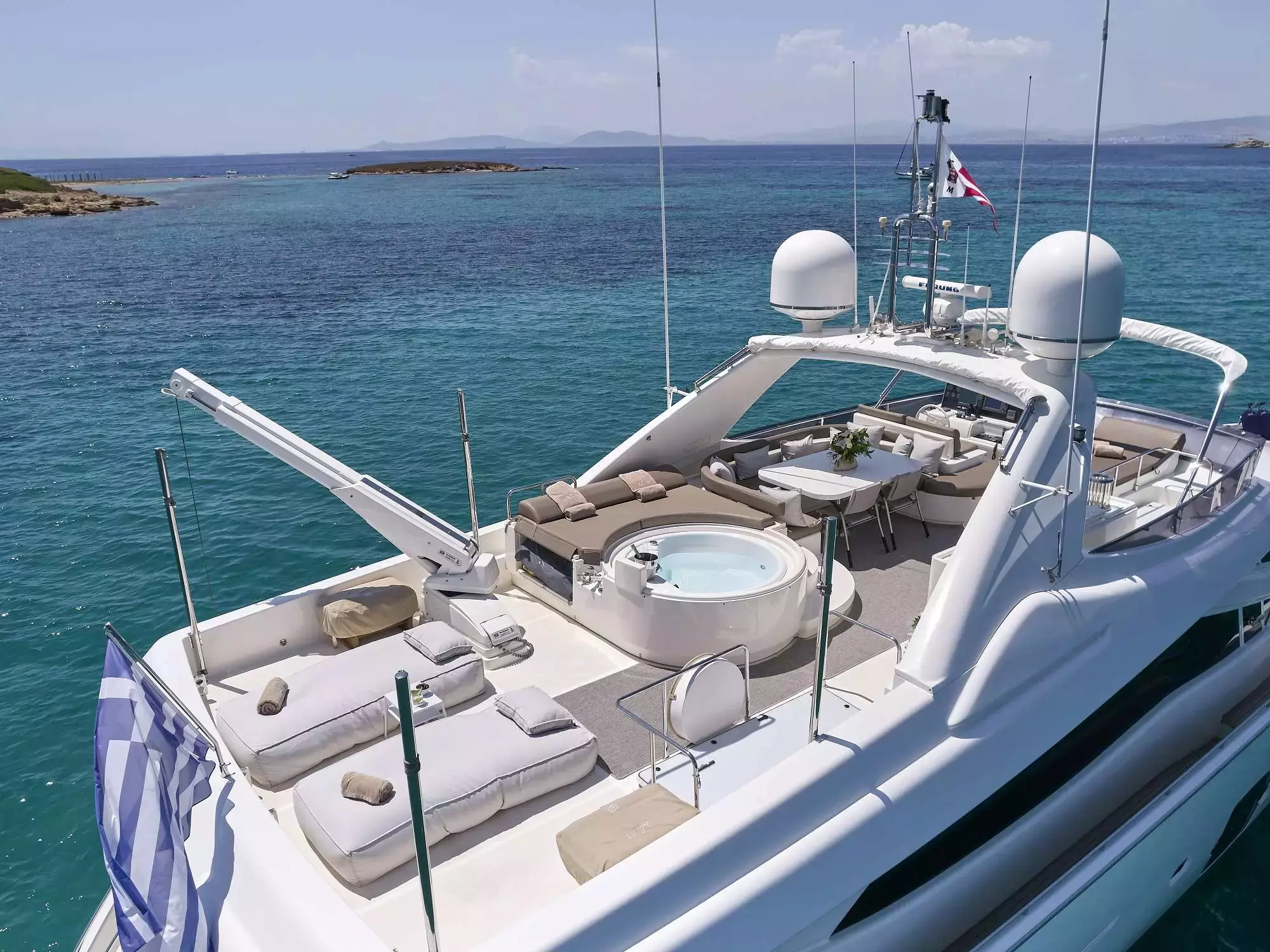 Julie M by Ferretti - Special Offer for a private Motor Yacht Charter in Salamis with a crew