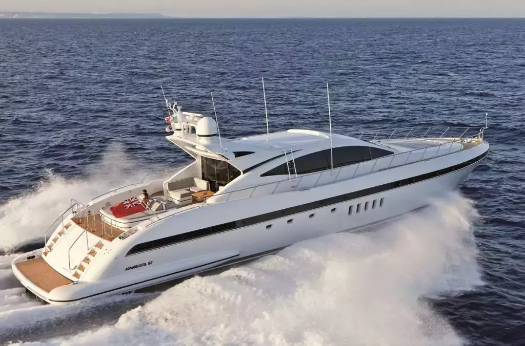 Kawai by Mangusta - Special Offer for a private Motor Yacht Charter in Antibes with a crew