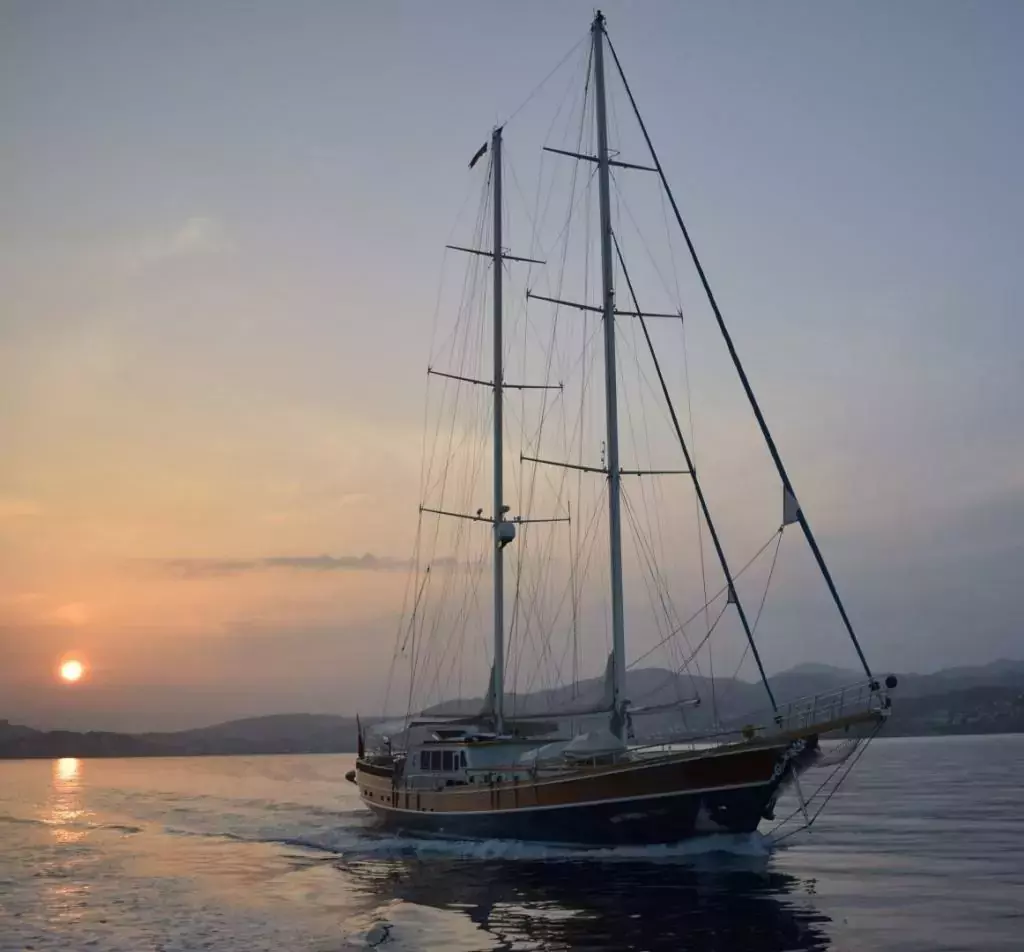 Kaya Guneri IV by Bodrum Shipyard - Special Offer for a private Motor Sailer Charter in Marmaris with a crew
