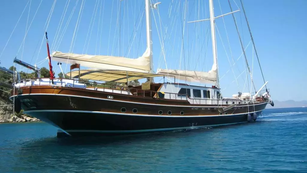 Kaya Guneri V by Bodrum Shipyard - Special Offer for a private Motor Sailer Charter in Salamis with a crew