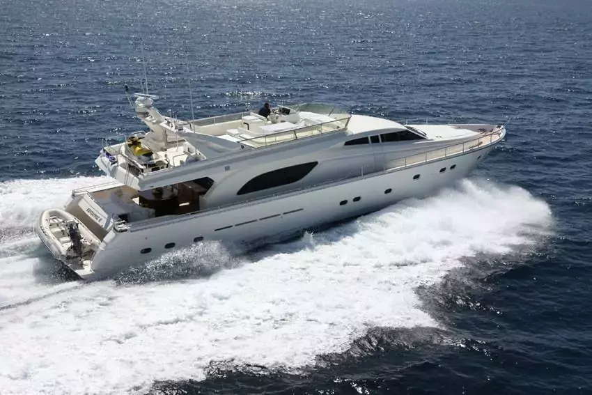 Kentavros II by Ferretti - Special Offer for a private Motor Yacht Charter in Santorini with a crew