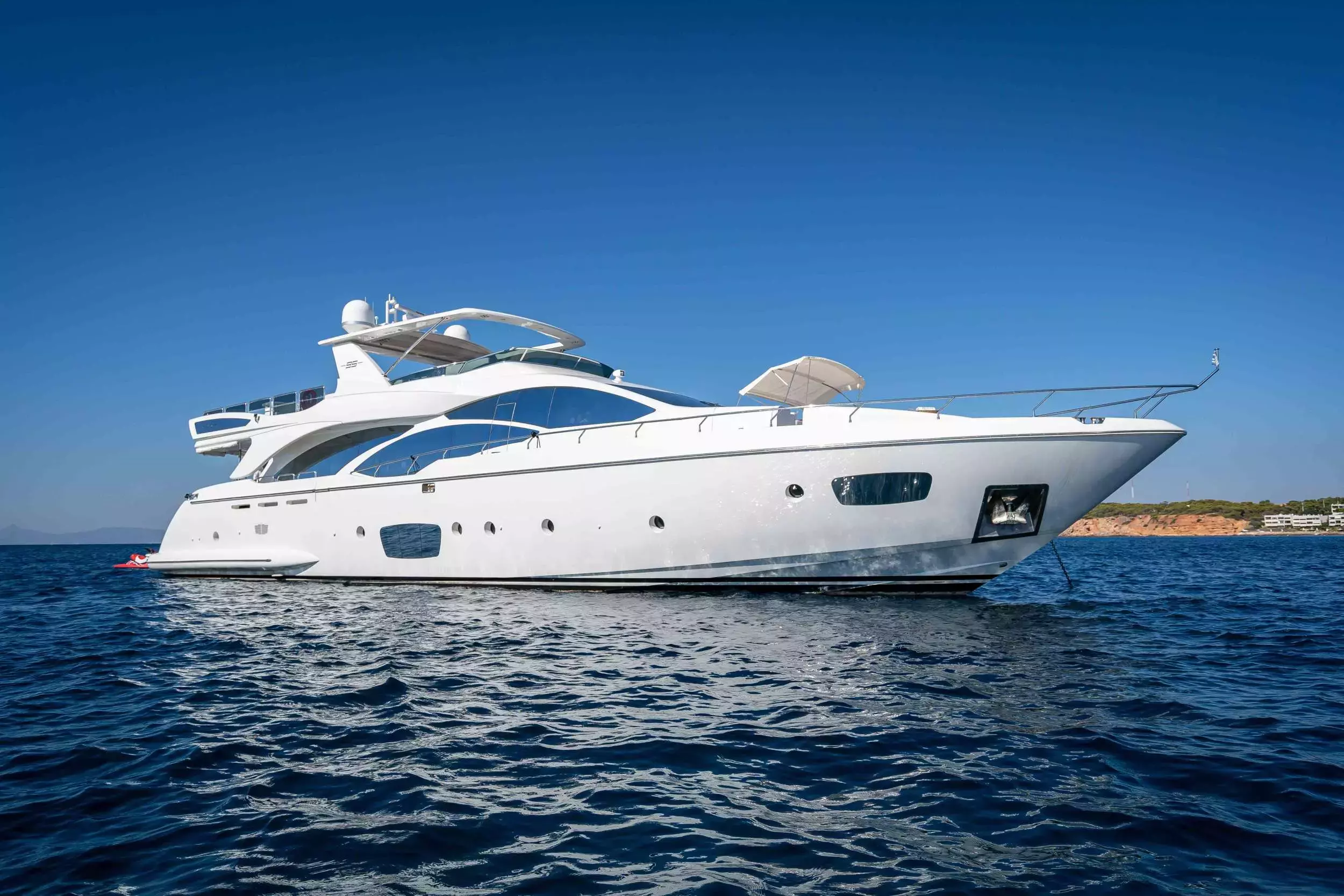 Koukles by Azimut - Special Offer for a private Motor Yacht Charter in Salamis with a crew