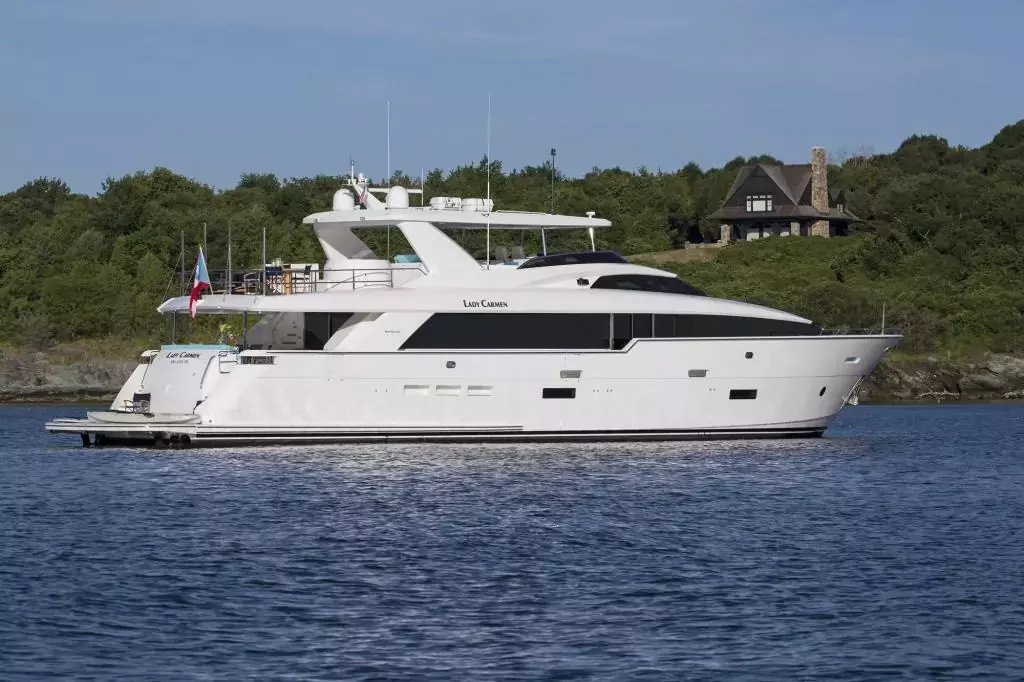Lady Carmen by Hatteras - Special Offer for a private Motor Yacht Charter in St Georges with a crew