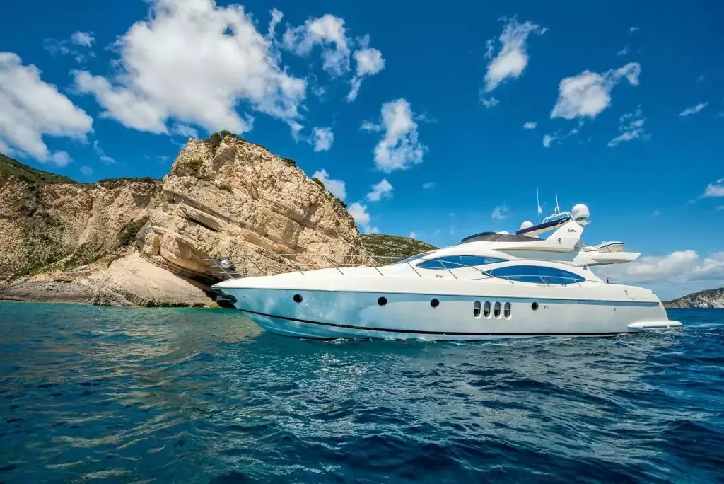 Manu by Azimut - Special Offer for a private Motor Yacht Charter in Mykonos with a crew