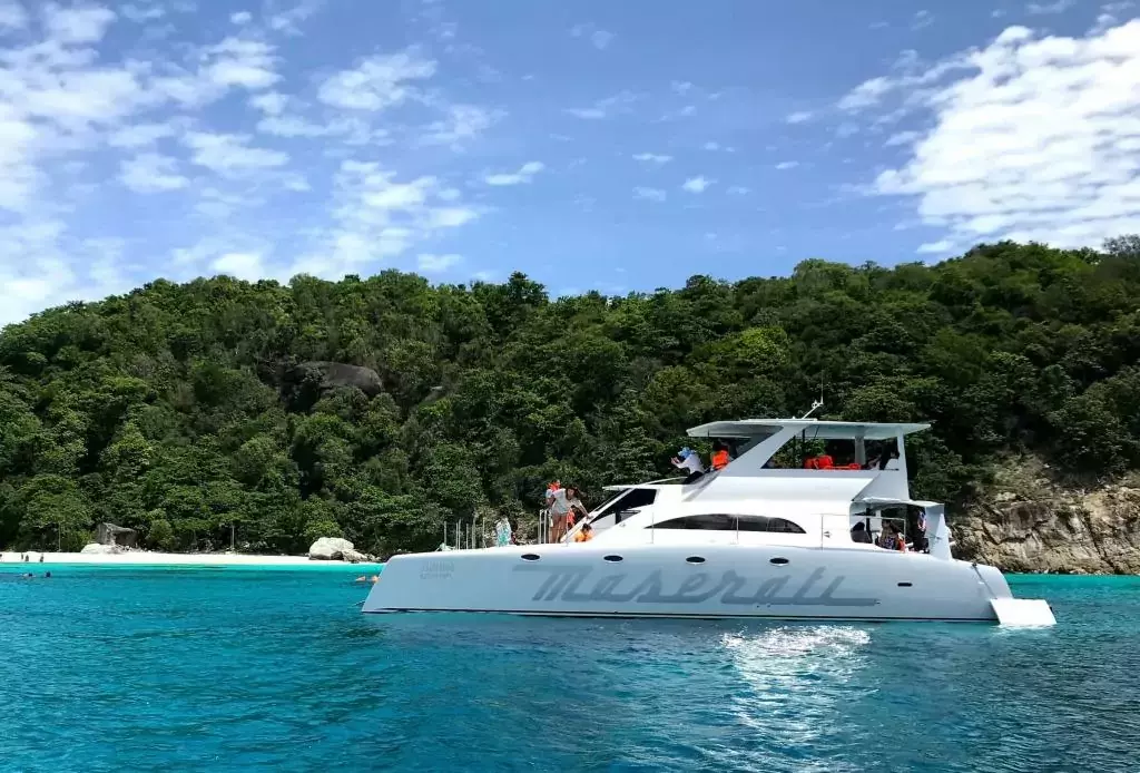 Maserati by Stealth - Special Offer for a private Power Catamaran Rental in Koh Samui with a crew