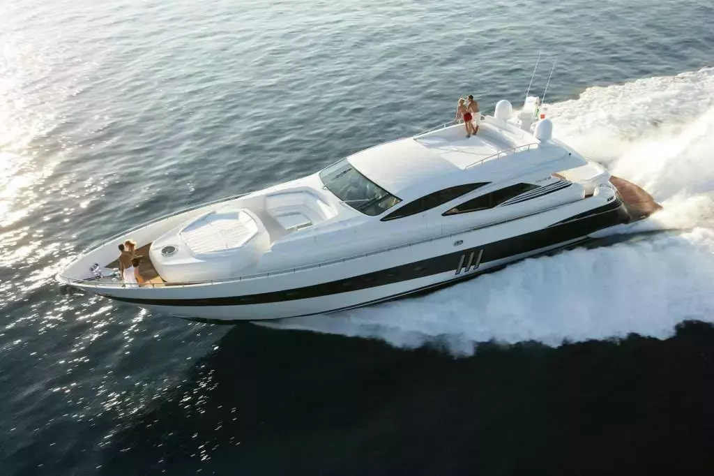 Maximo by Pershing - Special Offer for a private Motor Yacht Charter in Golfe-Juan with a crew