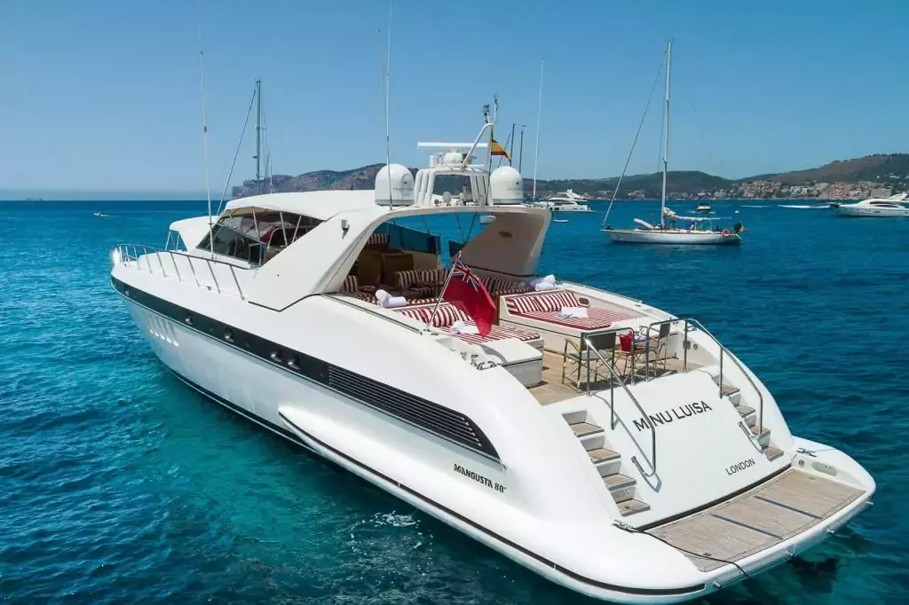Minu Luisa by Mangusta - Special Offer for a private Motor Yacht Charter in Mallorca with a crew