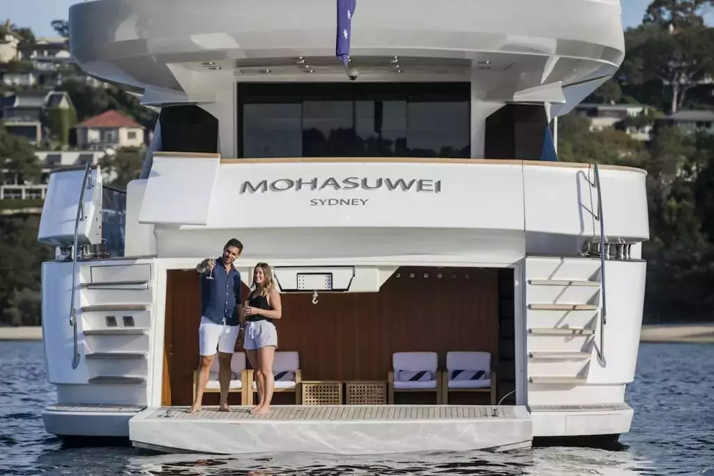 Mohasuwei by Cantieri di Pisa - Special Offer for a private Motor Yacht Charter in Perth with a crew