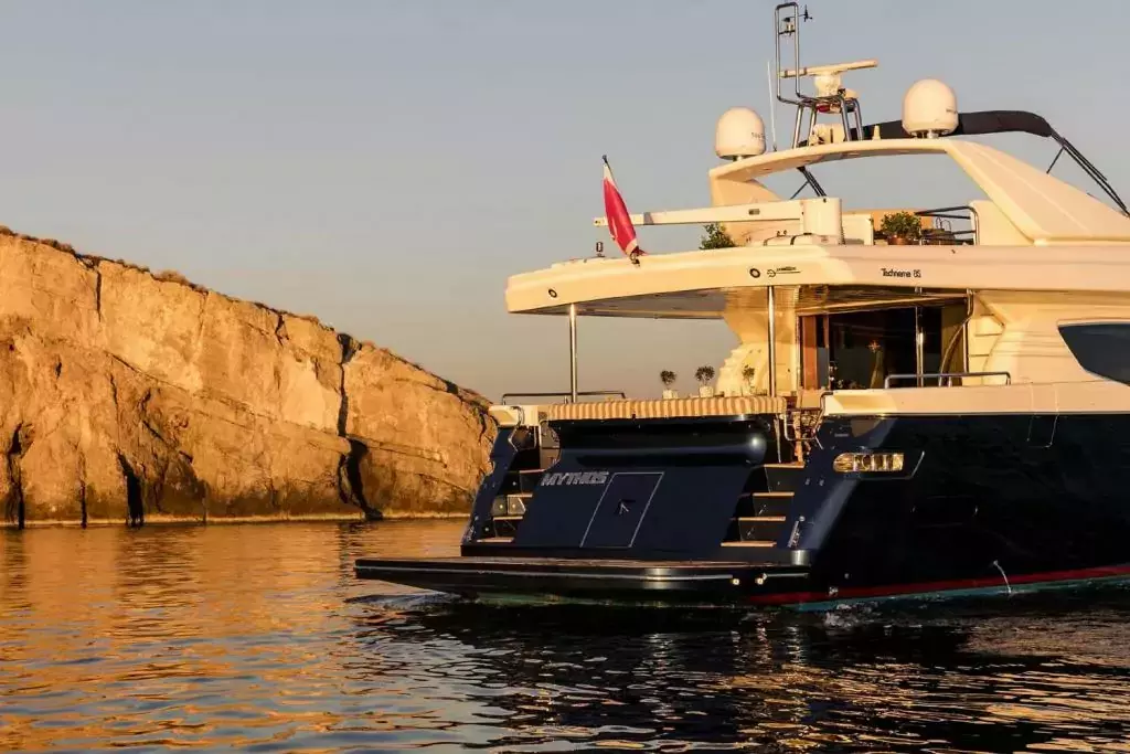 Mythos by Posillipo - Top rates for a Charter of a private Motor Yacht in Greece