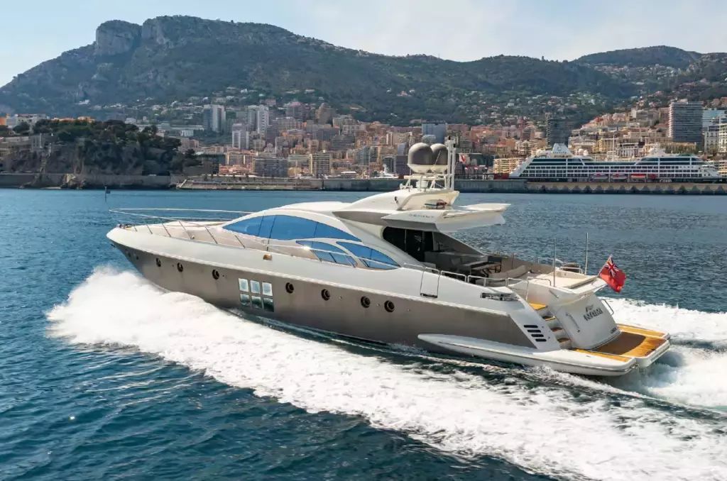 Nami by Azimut - Special Offer for a private Motor Yacht Charter in Golfe-Juan with a crew