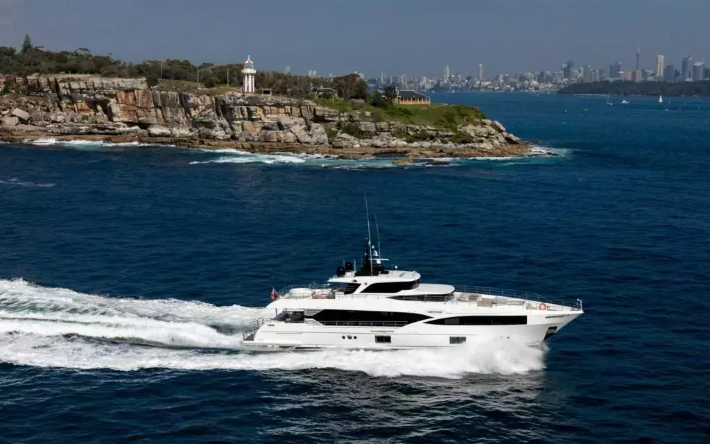 Oneworld by Gulf Craft - Special Offer for a private Motor Yacht Charter in Perth with a crew
