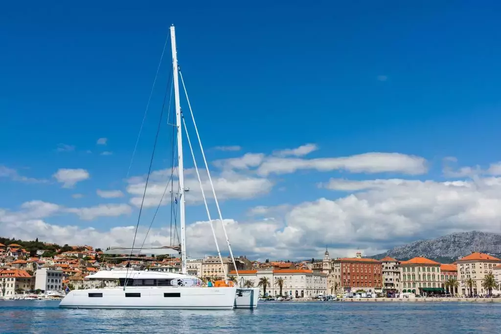Opal by Lagoon - Special Offer for a private Sailing Catamaran Rental in Trogir with a crew