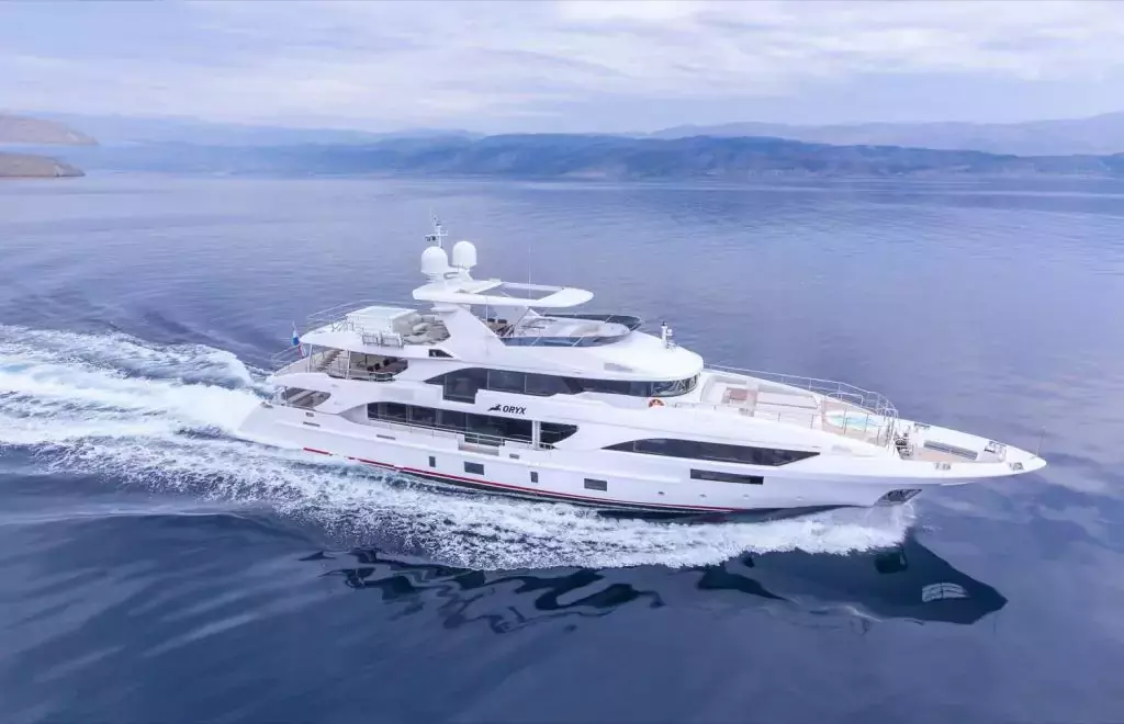 Oryx by Benetti - Top rates for a Charter of a private Superyacht in Italy